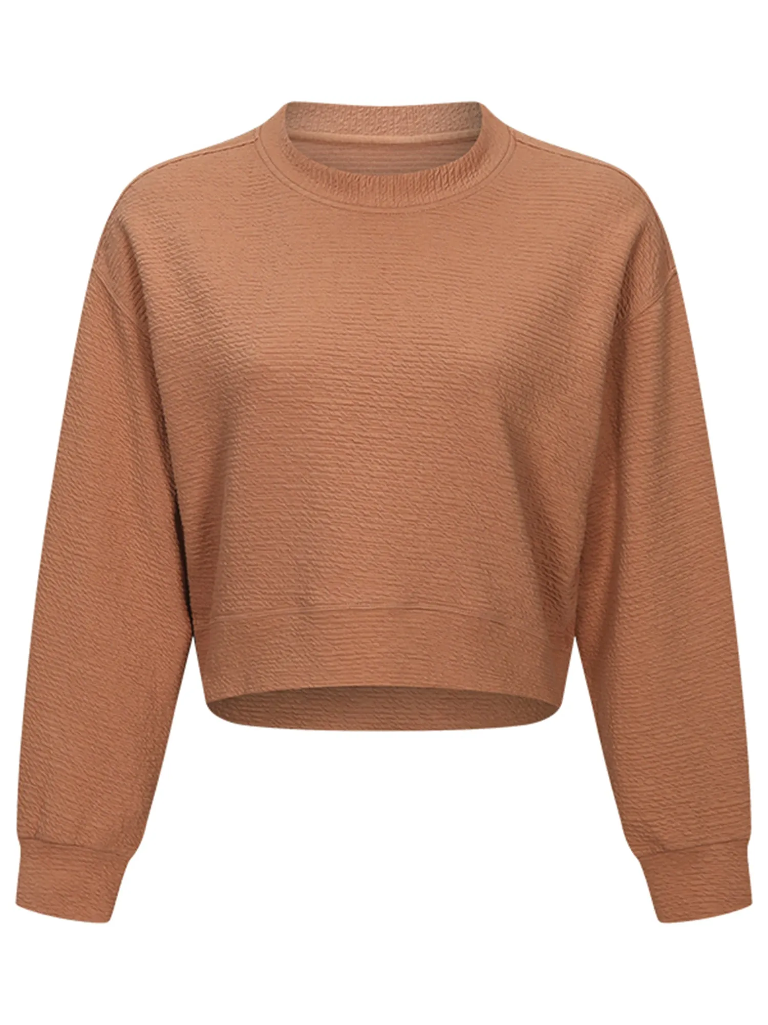 Midsize Loose Versatile Casual Sports Pullover Sweatshirt