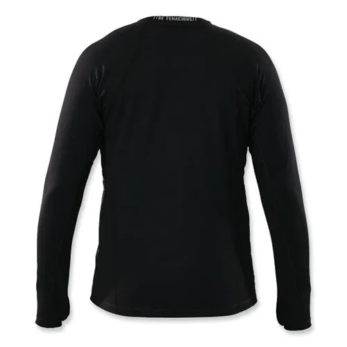 N-ferno 6435 Midweight Long Sleeve Base Layer Shirt, 3x-large, Black, Ships In 1-3 Business Days