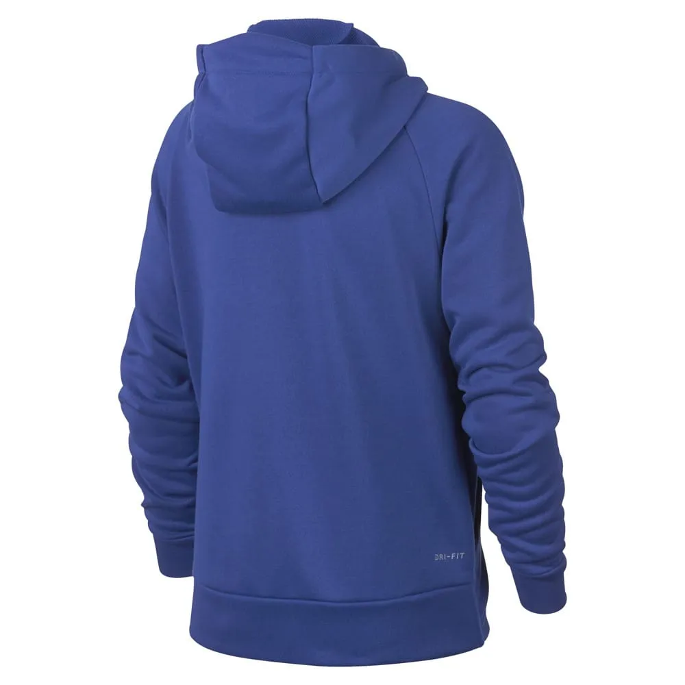 Nike Dri-Fit Full Zip Boy's Royal Blue Training Hoodie
