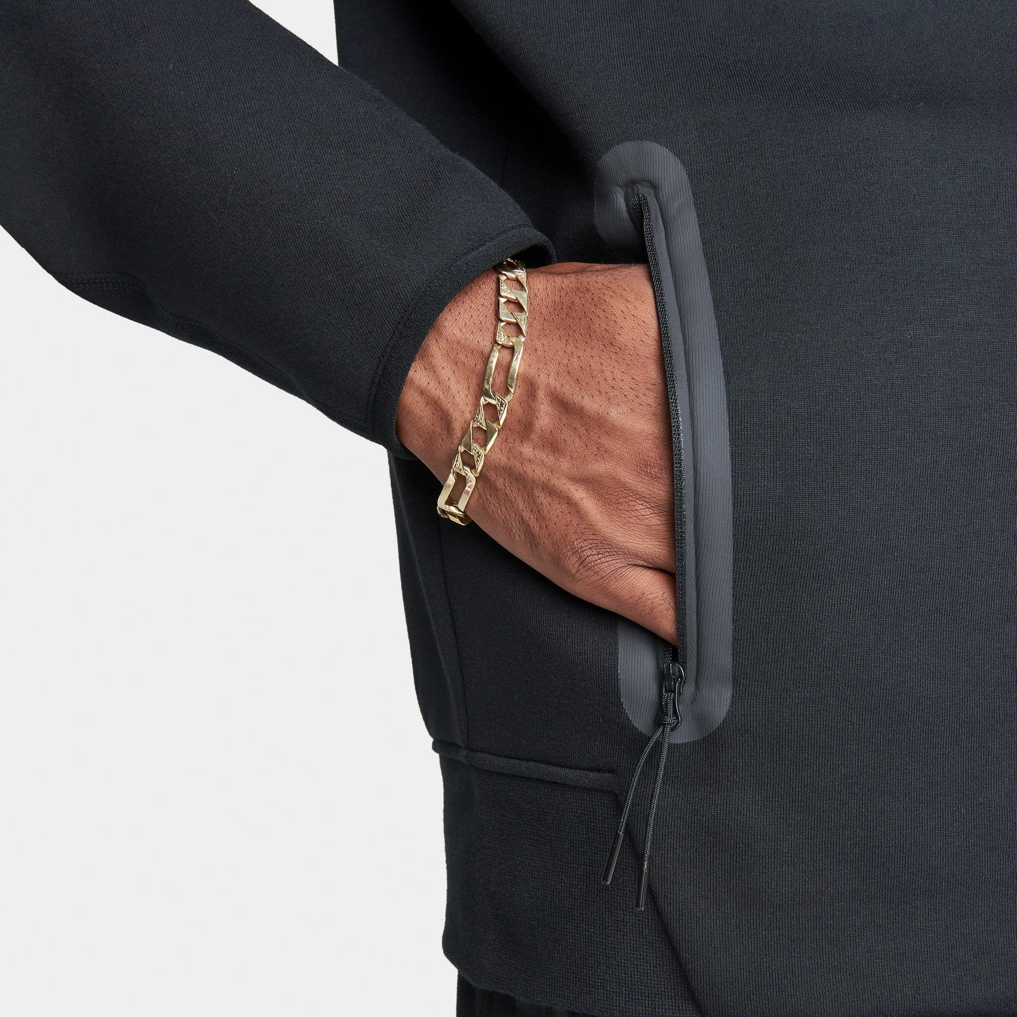 Nike Sportswear Tech Fleece Windrunner Full Zip Hoodie Black / Black