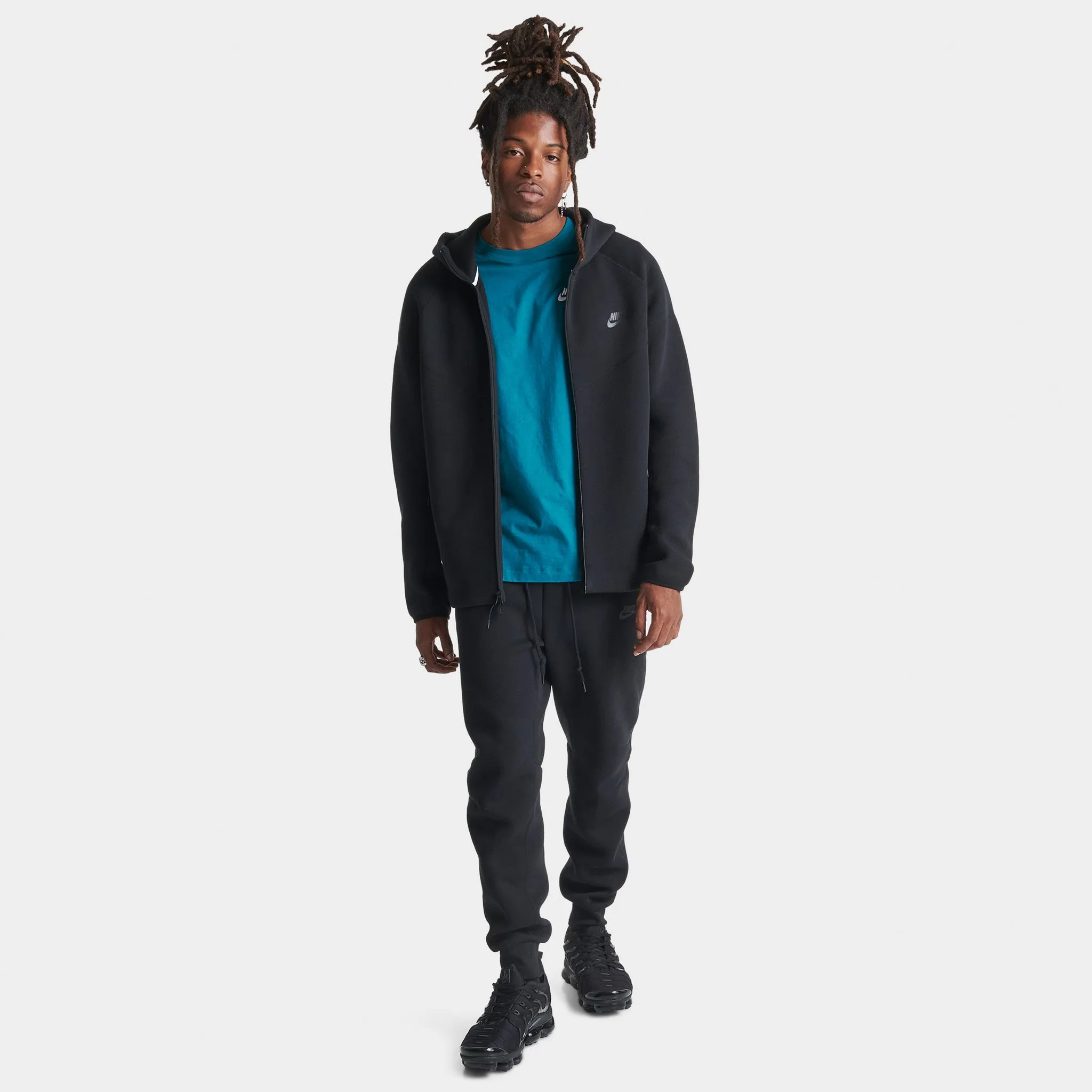 Nike Sportswear Tech Fleece Windrunner Full Zip Hoodie Black / Black
