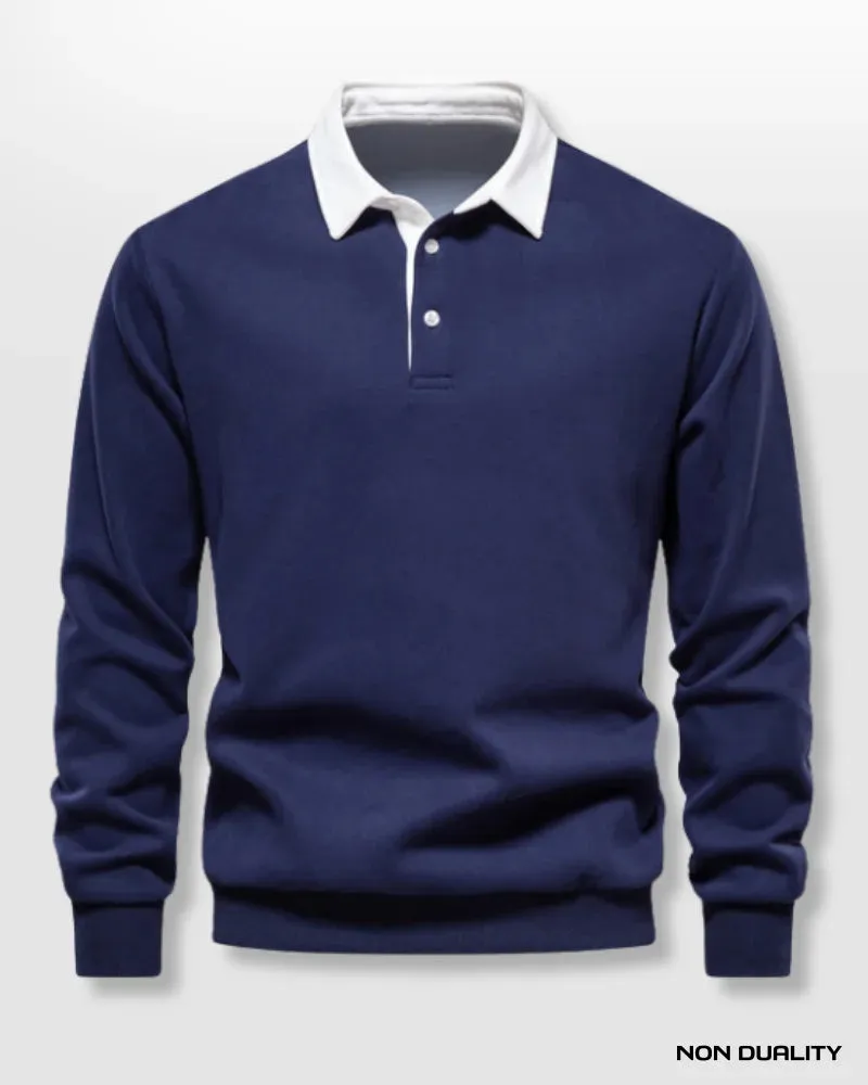 Non Duality | Classic Polo Sweater