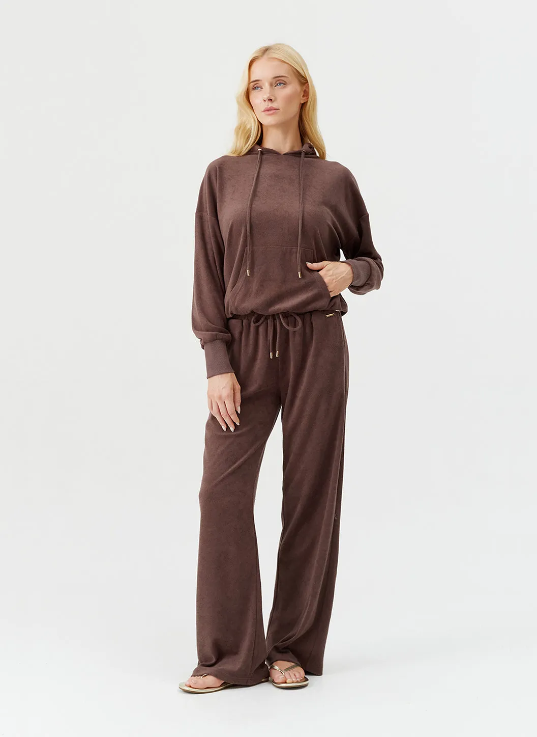 Nora Coffee Hoodie