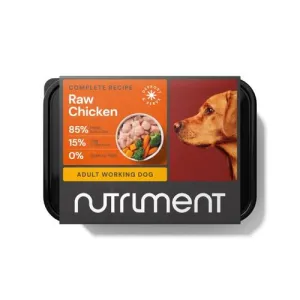 Nutriment Chicken Formula RAW Frozen Adult Dog Food Tub 500g