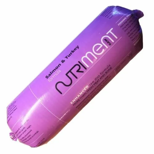 Nutriment Salmon & Turkey Formula Raw Frozen Adult Dog Food Chubb 1.4kg