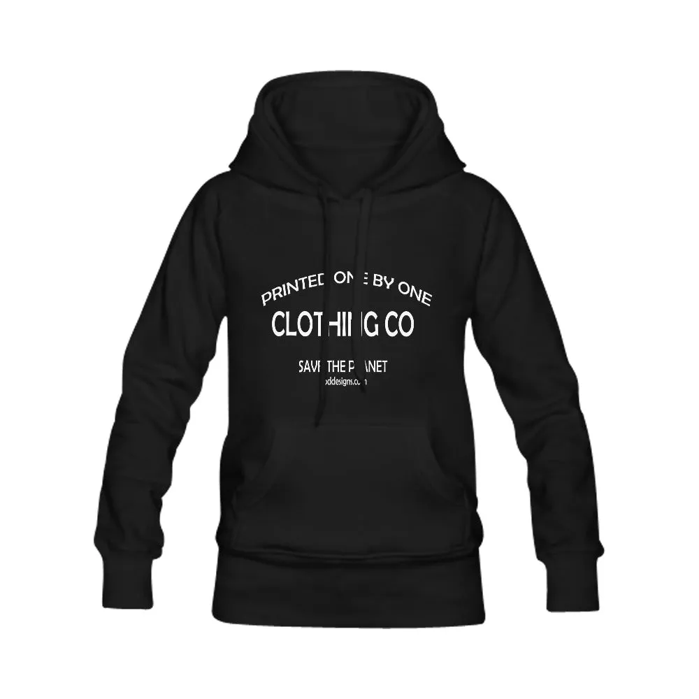 One by One Black Women's Hoodie in 3 Basic Sizes