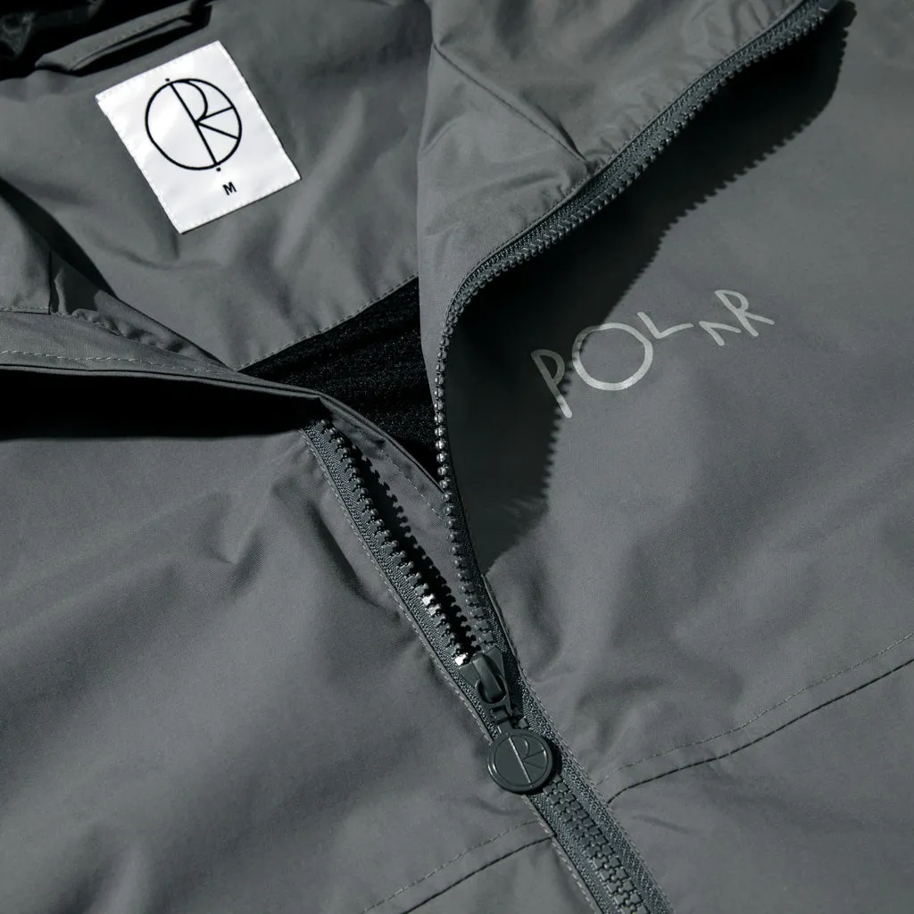 Polar Skate Co. - Coach Hooded Zip Jacket - Graphite