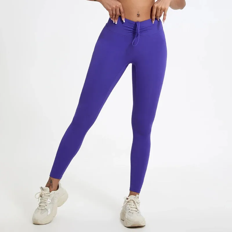 Premium High Waist Yoga Leggings for Women - Breathable, Quick-Dry, and Push-Up Tights for Fitness & Gym Training