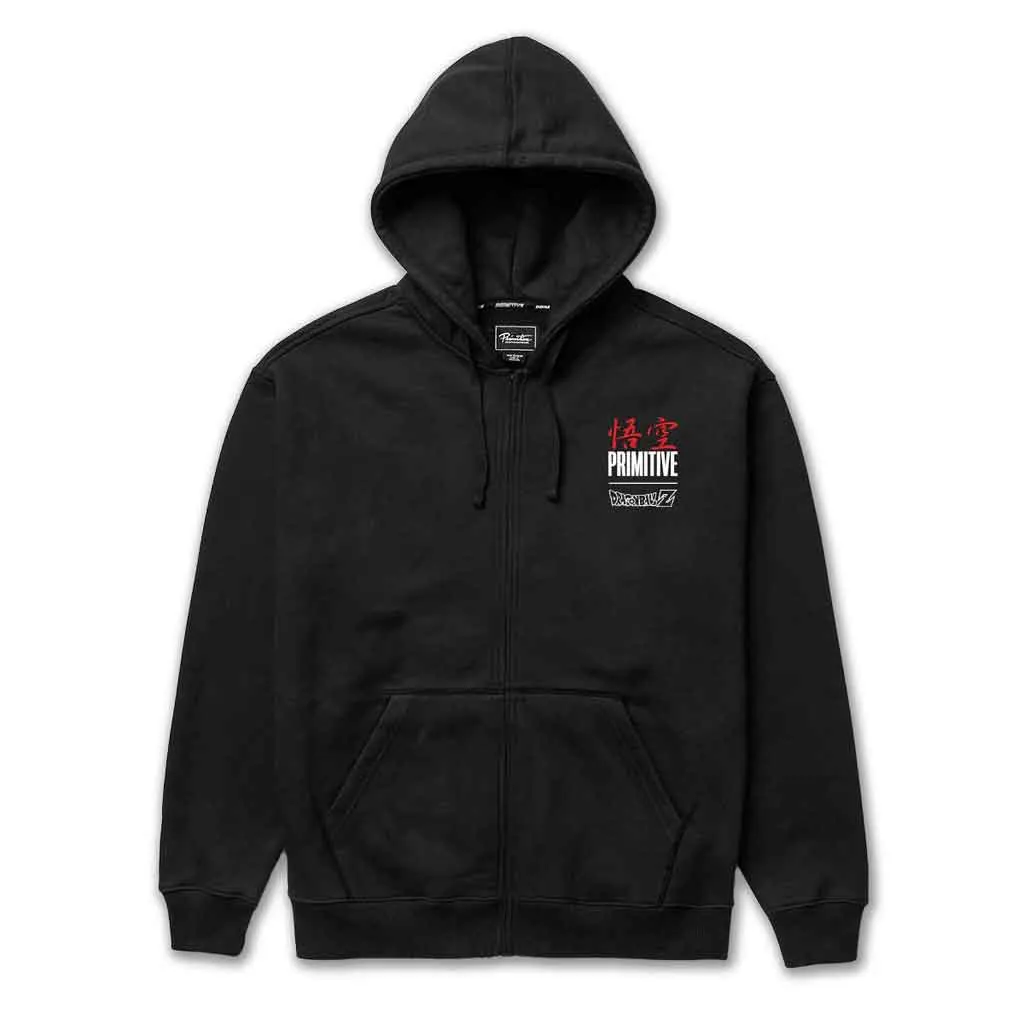 Primitive x DBZ Goku Energy Zip Hoodie - Black