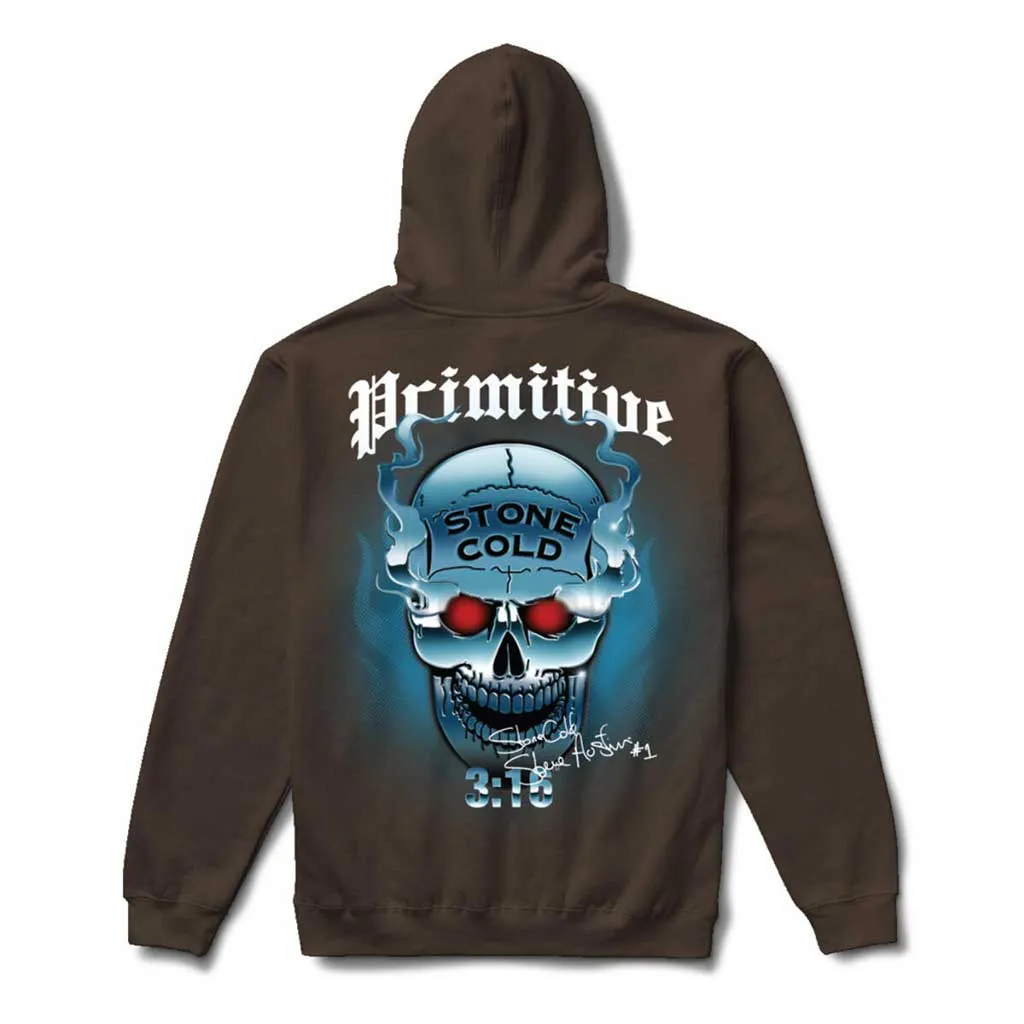 Primitive x WWE Austin Chrome Hood - Brown