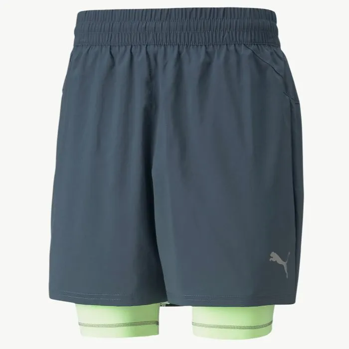 puma Graphic 2-In-1 5" Men's Running Shorts
