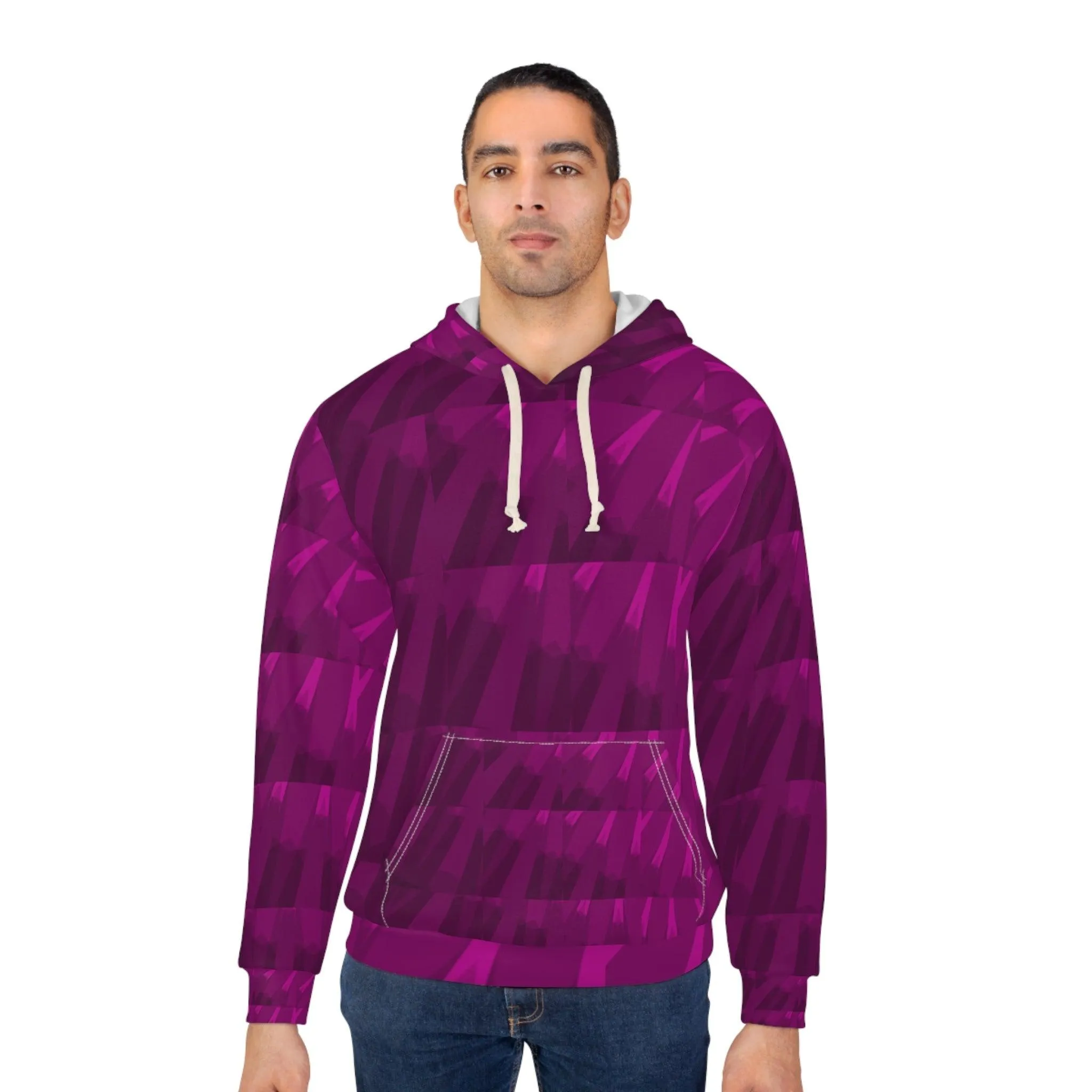 Purple Shower Unisex Pullover Hoodie