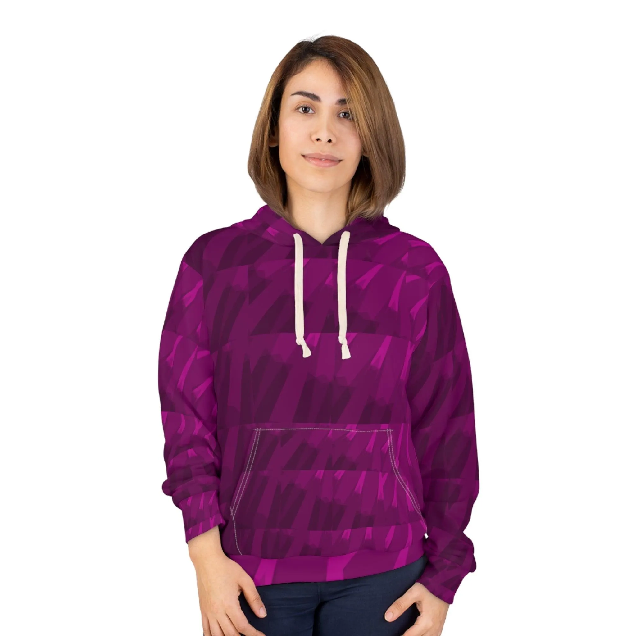 Purple Shower Unisex Pullover Hoodie
