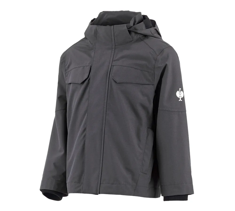 Rain jacket e.s.concrete, children's
