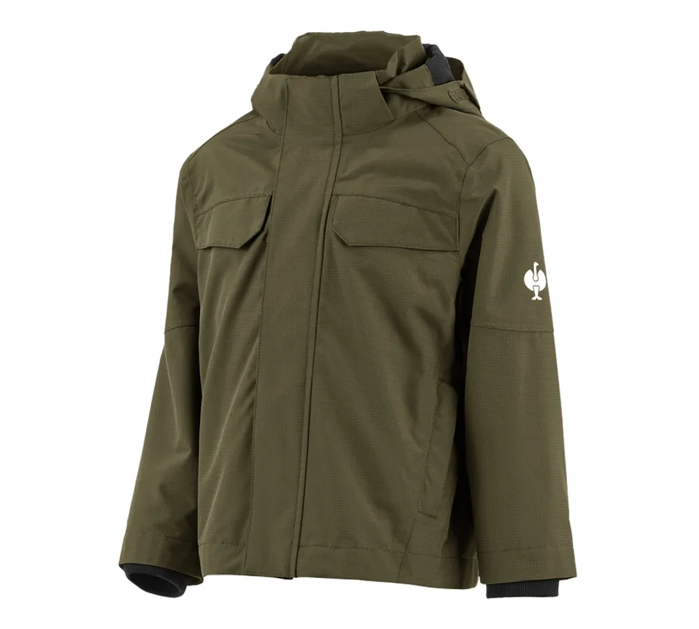 Rain jacket e.s.concrete, children's