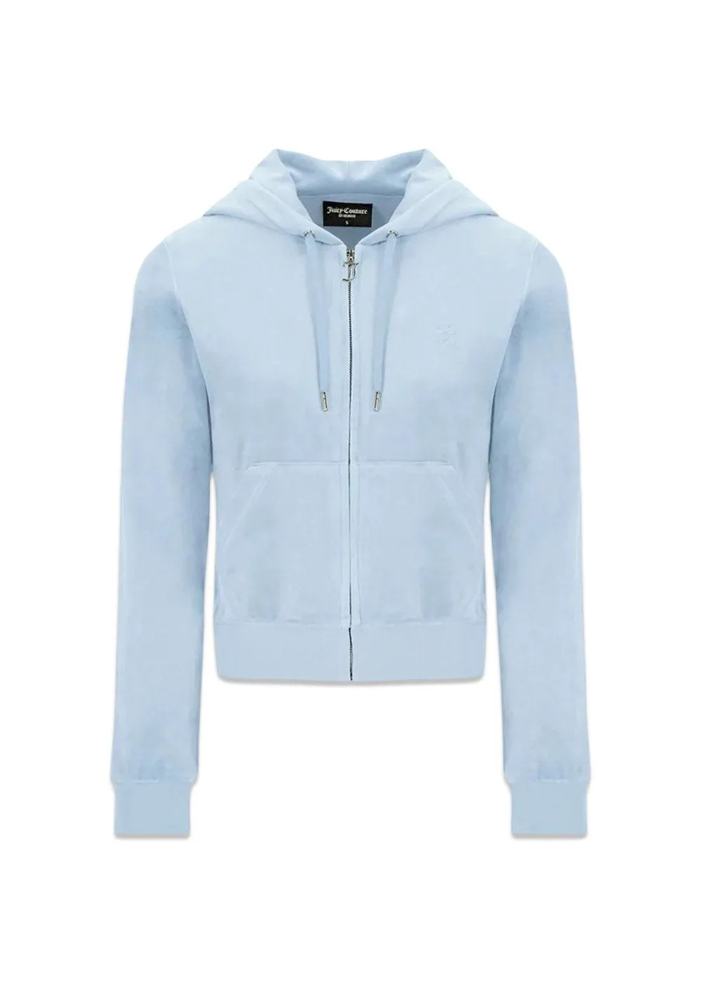 Robertson Classic Velour Zip throught hoodie - Nantucket Breeze