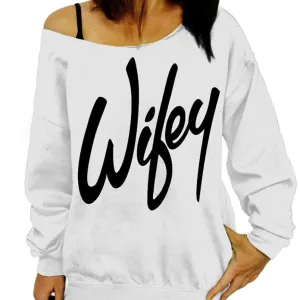 Round neck Versatile Glue Printing long-sleeved Sweatshirt