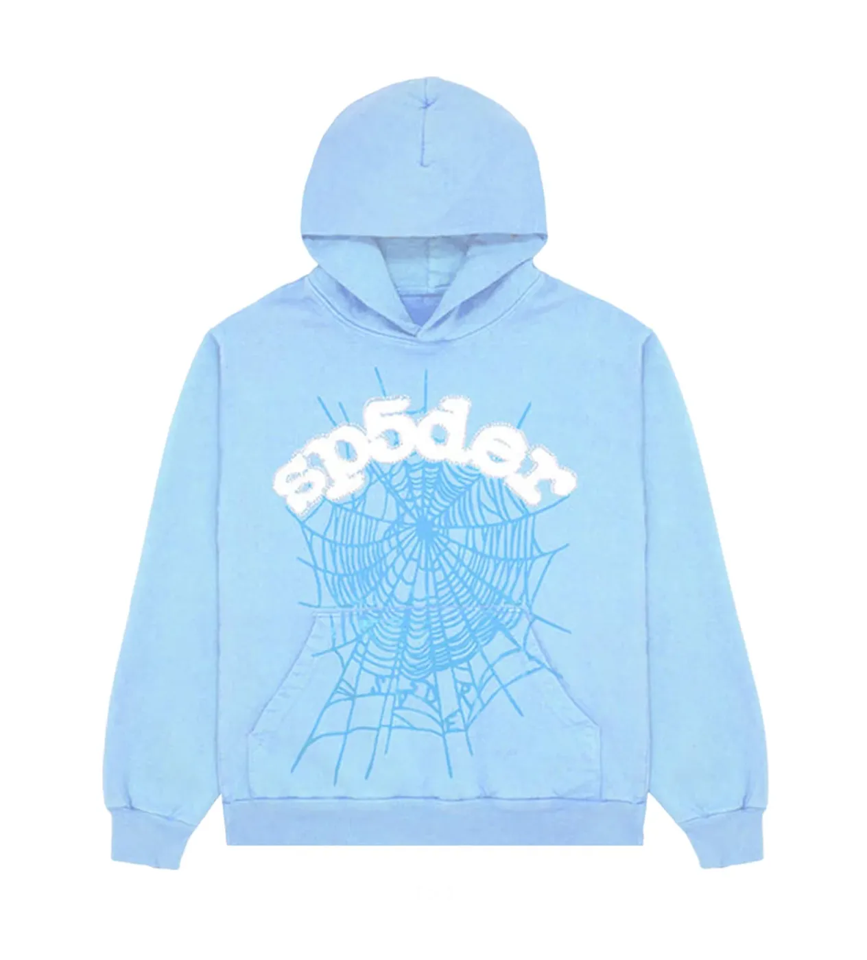 Sp5der Web Hoodie Sky Blue