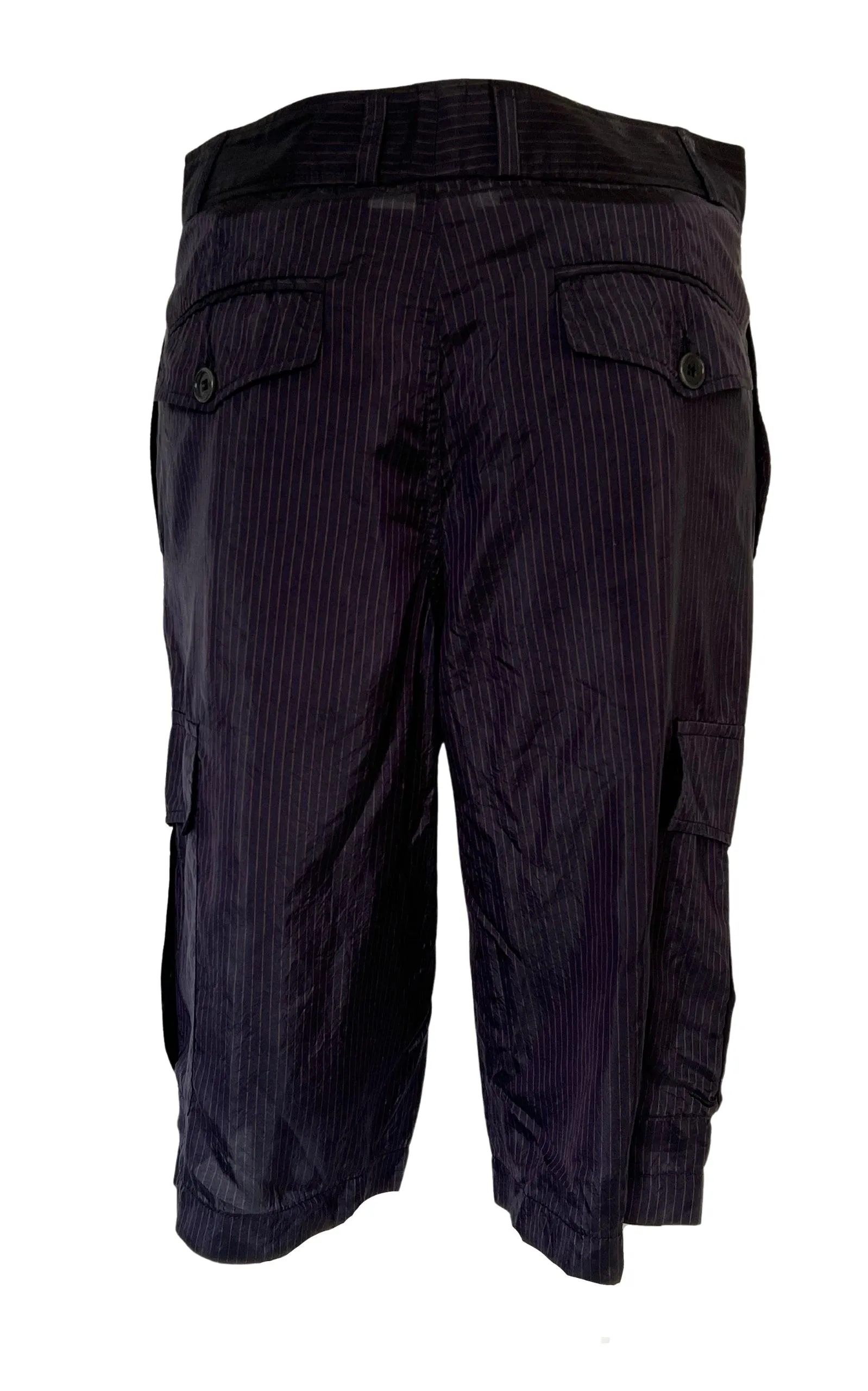 Striped Navy Shorts