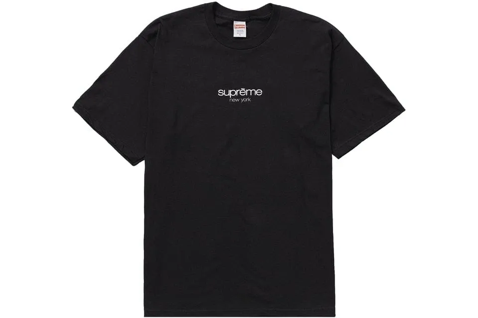 SUPREME CLASSIC LOGO TEE BLACK