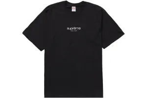 SUPREME CLASSIC LOGO TEE BLACK