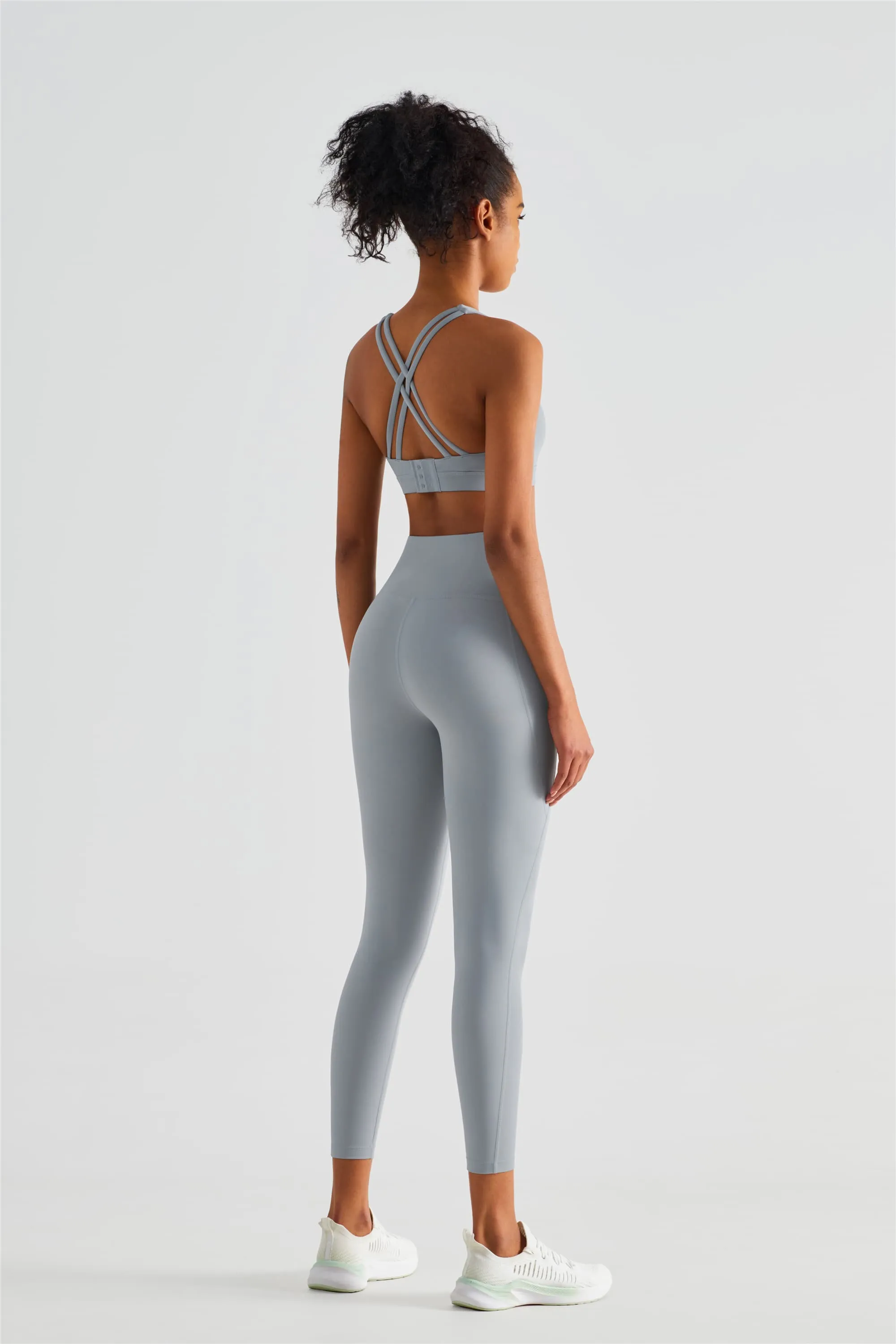 Tangs Display - High-Waist Buttery Soft Camel-Toe Proof Ascend Running Leggings With 2 Pockets