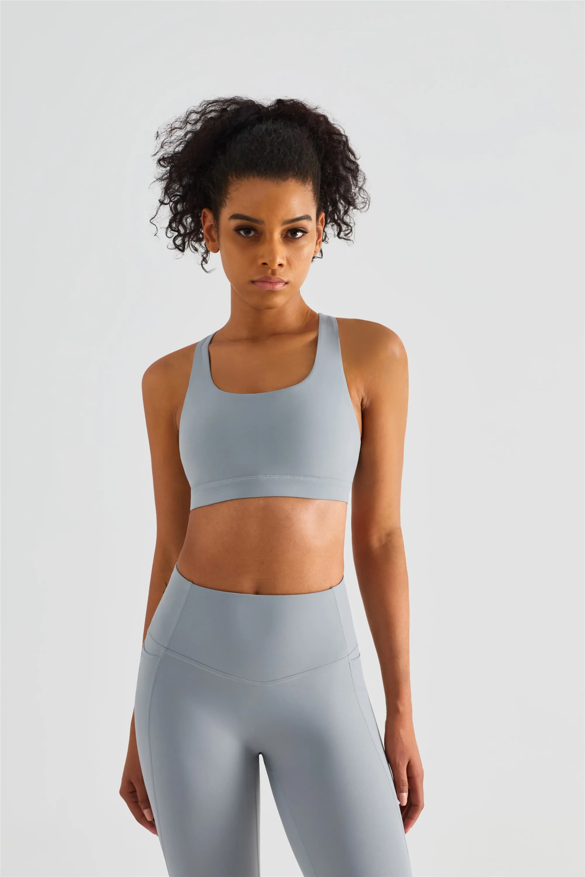 Tangs Display - High-Waist Buttery Soft Camel-Toe Proof Ascend Running Leggings With 2 Pockets