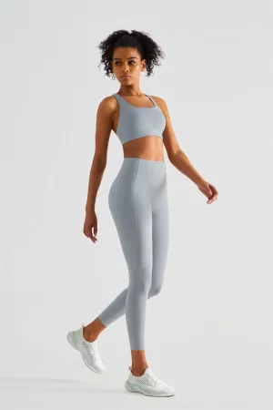 Tangs Display - High-Waist Buttery Soft Camel-Toe Proof Ascend Running Leggings With 2 Pockets