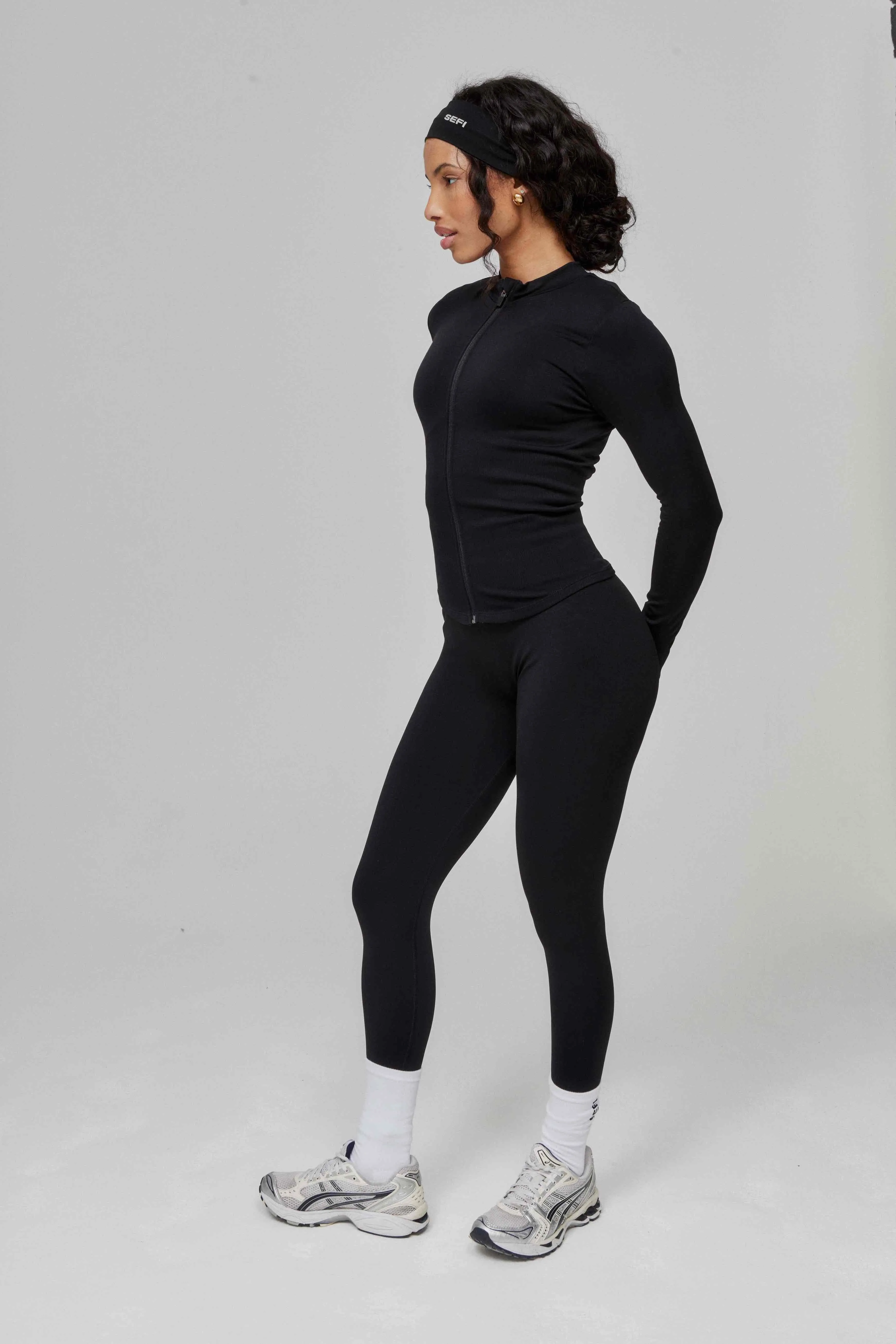 Timeless Zip Jacket - Jet Black