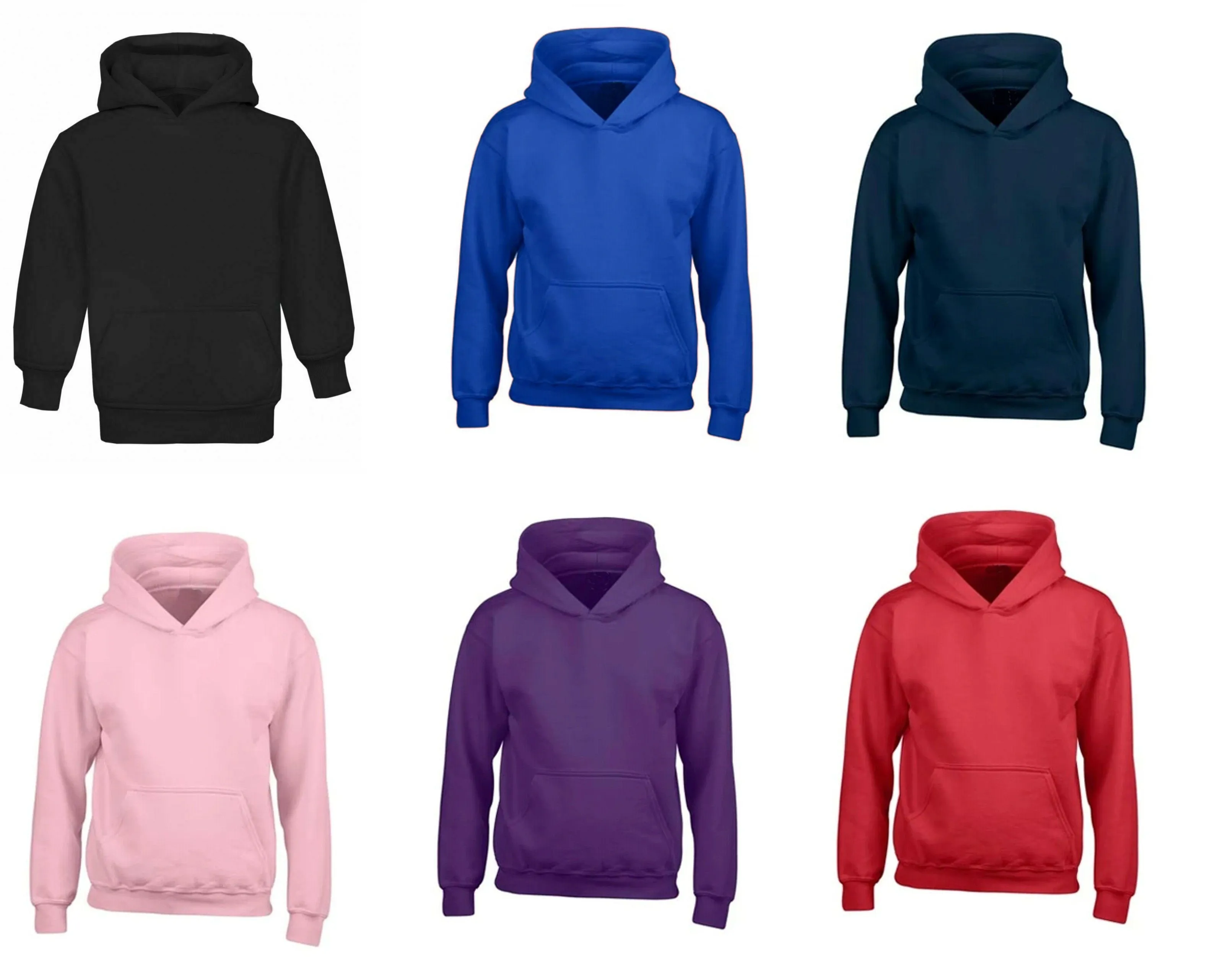Unisex Kids Hoodies Pullover Hooded Sweatshirts