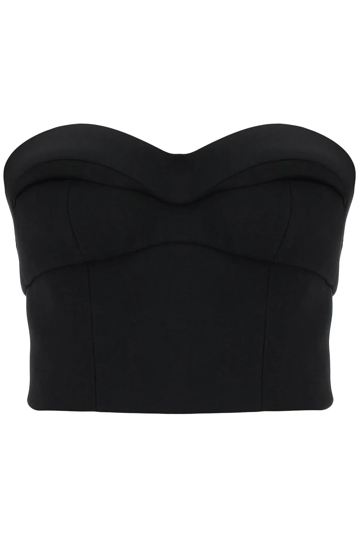Versace Padded Cup Bustier Top With