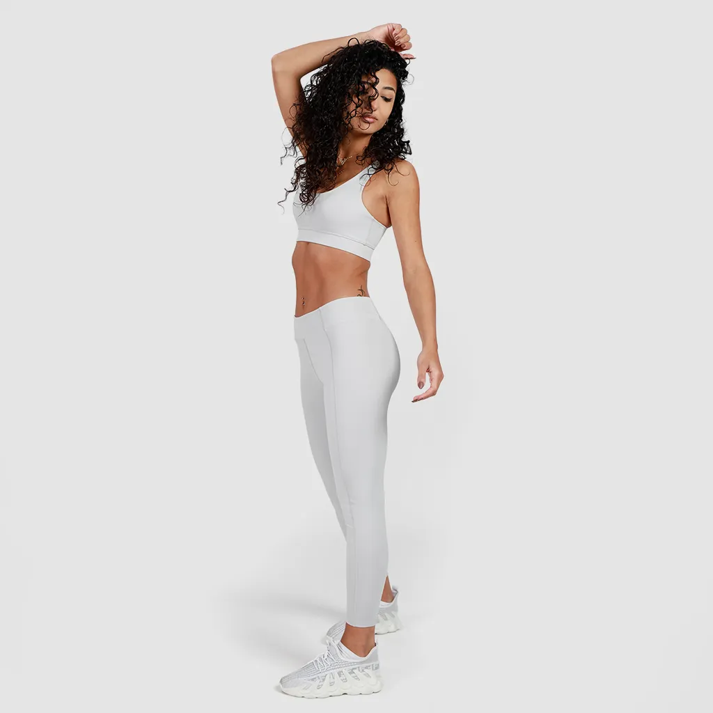 WOMEN-ESSENTIAL LEGGING (MICRO-CHIP GREY)