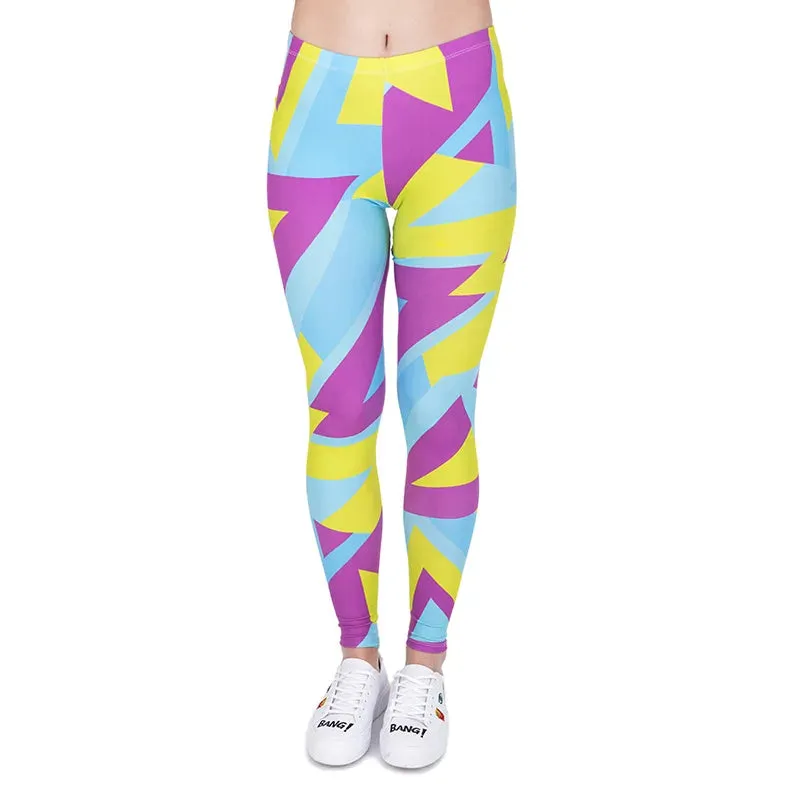 Women Legging Printing Fitness Leggins Fashion Slim Leggings High Waist Leggings Woman Pants