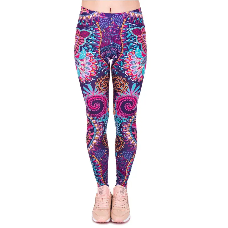 Women Legging Printing Fitness Leggins Fashion Slim Leggings High Waist Leggings Woman Pants