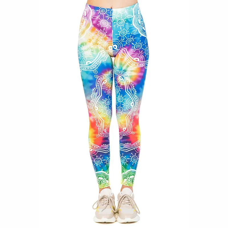 Women Legging Printing Fitness Leggins Fashion Slim Leggings High Waist Leggings Woman Pants