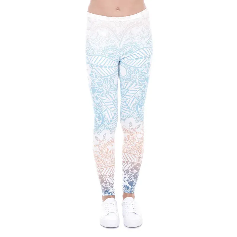 Women Legging Printing Fitness Leggins Fashion Slim Leggings High Waist Leggings Woman Pants