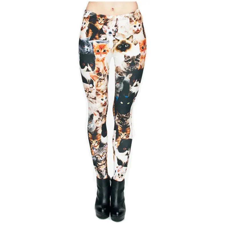 Women Legging Printing Fitness Leggins Fashion Slim Leggings High Waist Leggings Woman Pants