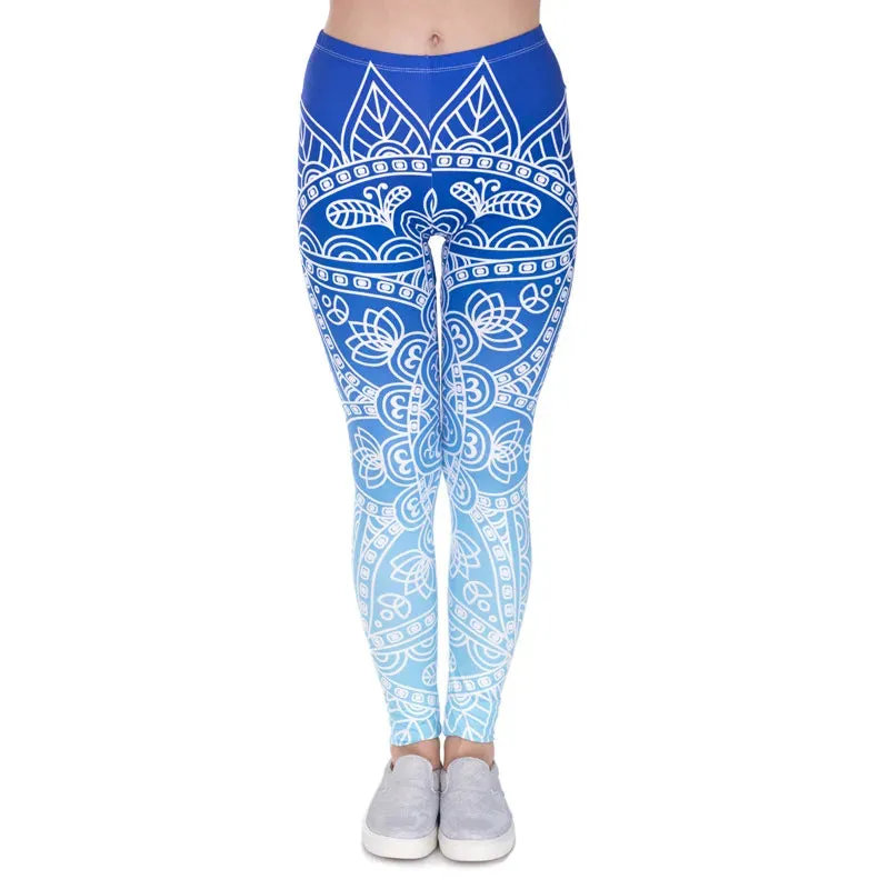 Women Legging Printing Fitness Leggins Fashion Slim Leggings High Waist Leggings Woman Pants