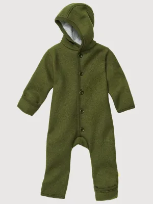 Woolen Hoodie For Baby Boy Pink | Disana