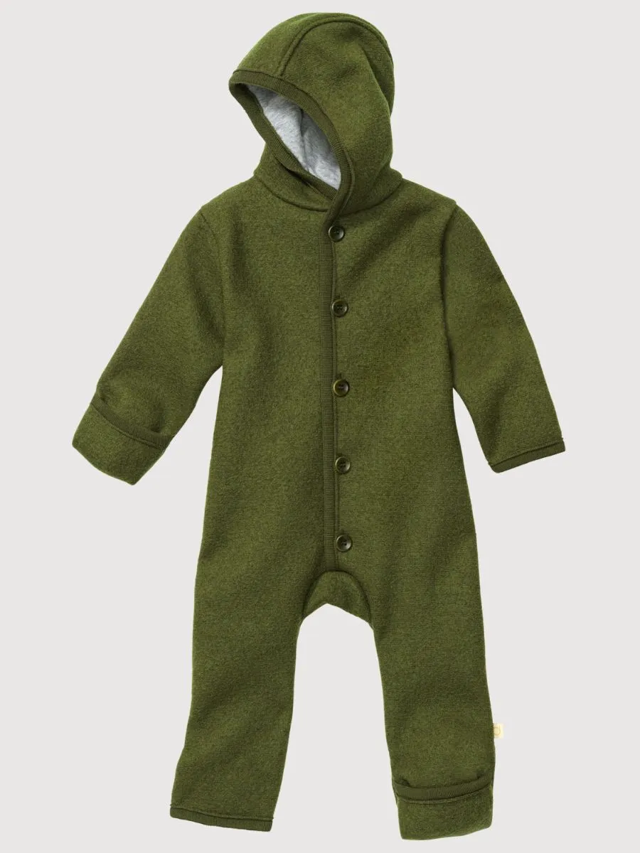 Woolen Hoodie For Baby Boy Pink | Disana